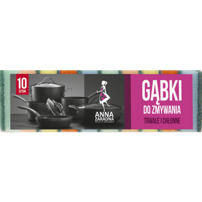Gąbki do zmywania 10 sztuk
