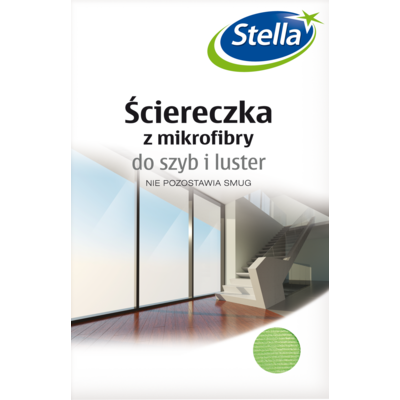 Ściereczka z mikrofibry do szyb i luster