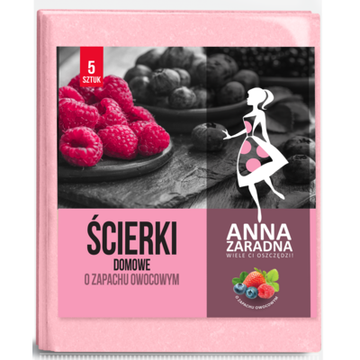 Ścierki domowe zapach owocowy 5 sztuk