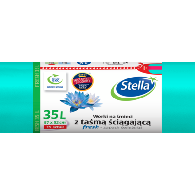 Worki na śmieci taśma FRESH 35 l 15 sztuk