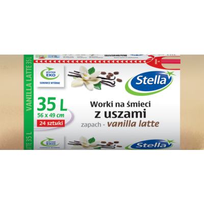 Worki na śmieci VANILLA LATTE 35 l 24 sztuk