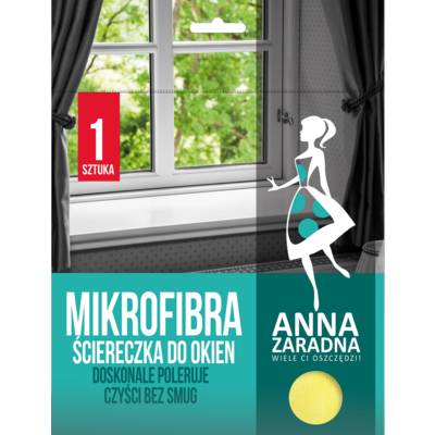 Ściereczka z mikrofibry do okien