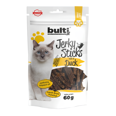 Przysmak dla kota z kaczką Jerky Sticks 60 g Bulti