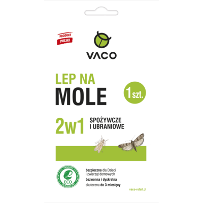 Lep na mole spożywcze i ubraniowe 2w1 1 sztuka VACO ECO