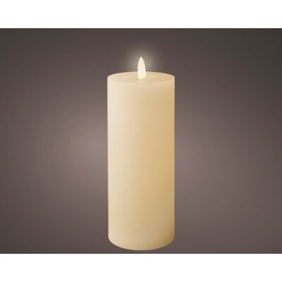 Świeca woskowa LED z efektem naturalnego płomienia 19 cm