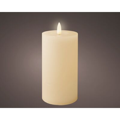 Świeca woskowa LED z efektem naturalnego płomienia 15 cm