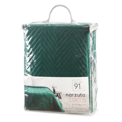 Narzuta D91 Luiz 170 x 210 cm ciemnozielona