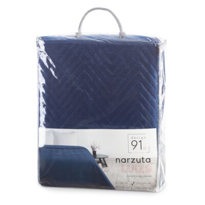 Narzuta D91 Luiz 200 x 220 cm granatowa