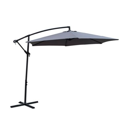 Parasol ogrodowy Korfu 3 m szary