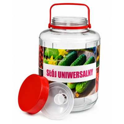 Szklany słój uniwersalny 8 l