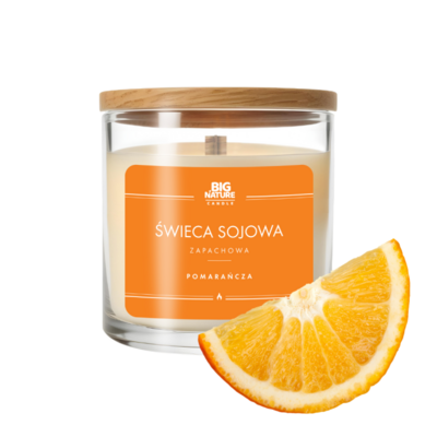 Świeca sojowa zapachowa Pomarańcza 150 g