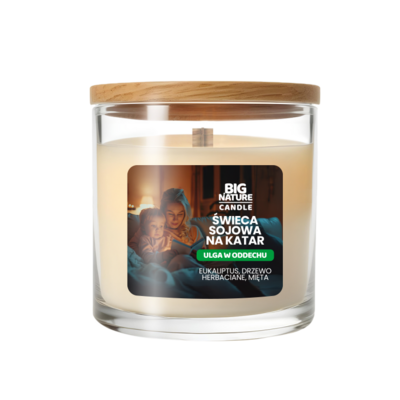 Świeca sojowa Ulga w oddechu 155 g