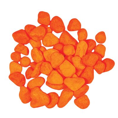 Żwirek akwariowy pomarańczowy 1,5 cm 0,5 kg happet