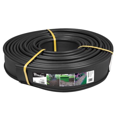 Obrzeże proste trawnikowe 18 m x 12,5 cm czarne