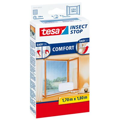 Moskitiera okienna COMFORT biała 1,7 x 1,8 m tesa