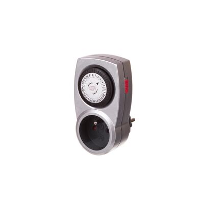 Programator czasowy dzienny srebrny