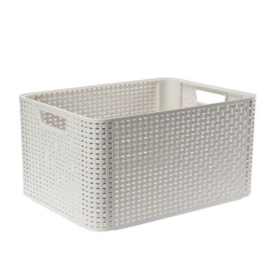 Koszyk Style 30 L CU-03616 kremowy