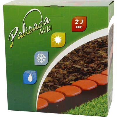 Palisada obrzeże trawnika Maxi jasny brąz 14 x 20 cm 2,1 m