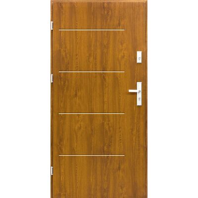 Drzwi zewnętrzne Elegance złoty dąb 80 cm prawe Splendoor
