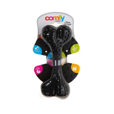 Zabawka dla psa Bone Black 12,5 cm