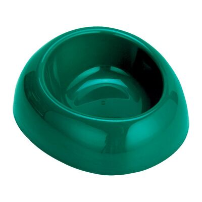 Miska owalna dla psa kota plastikowa 0,4 l zielona