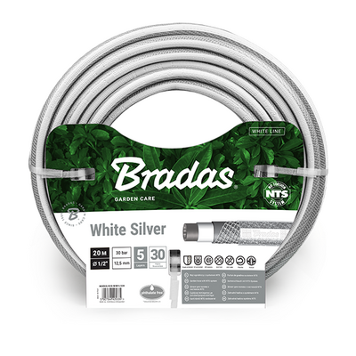 Wąż ogrodowy NTS WHITE SILVER 3/4