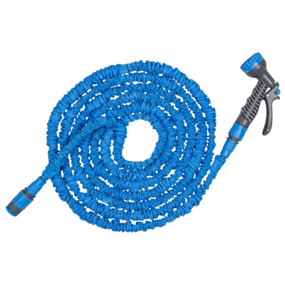 Zestaw ogrodowy Trick Hose 5 m - 15 m niebieski