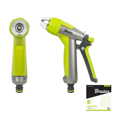 Pistolet prosty regulowany, metalowy LIME LINE