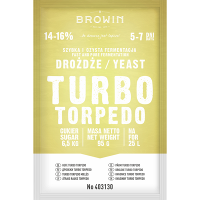 Drożdże gorzelnicze Turbo 5 - 7 dni 95 g