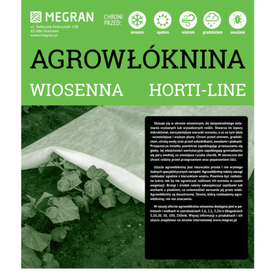 Agrowłóknina wiosenna HORTI-LINE 3,2 m x 5 mb