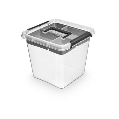 Pojemnik z rączką InsertBox 13 l + insert 30 x 30 cm Orplast
