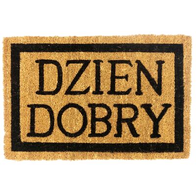Wycieraczka DZIEŃ DOBRY / WITAMY 40 cm x 60 cm