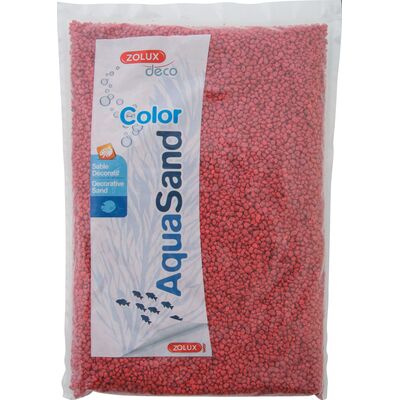 Podłoże akwariowe Aquasand Color malinowy 1 kg ZOLUX