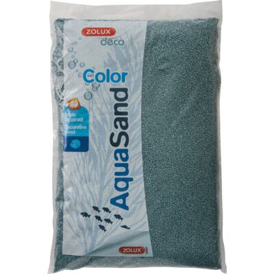 Podłoże akwariowe Aquasand Color neonowy błękit 5 kg ZOLUX