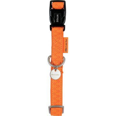 Obroża regulowana Mac Leather 15 mm pomarańczowy ZOLUX
