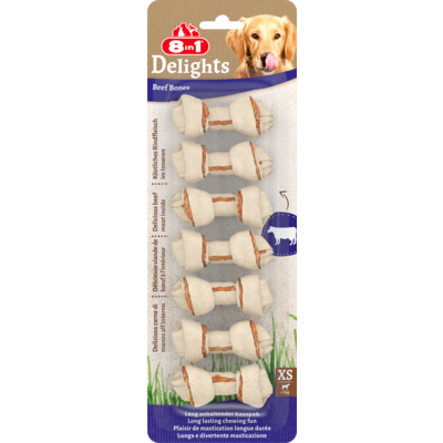Przysmak Delights Beef Bones XS 7 sztuk 8in1