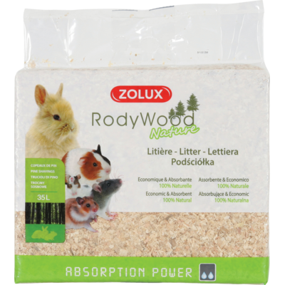 Podściółka RodyWood Nature 35 l/2 kg ZOLUX