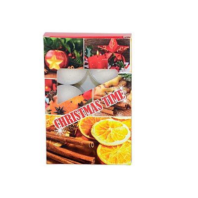 Podgrzewacze Christmas Time pomarańcza 12 g 6 sztuk