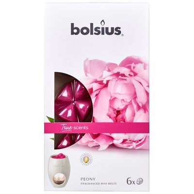 Woski zapachowe piwonia TS 6 sztuk Bolsius