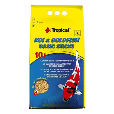 Pokarm dla ryb pływający koigoldFish basic Sticks 10 l / 800 g worek Tropical