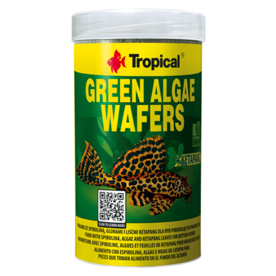 Pokarm dla glonojadów Green Algae Wafers 250 ml / 113 g Tropical