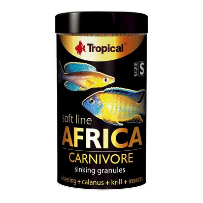 Pokarm dla ryb Soft Line Africa Carnivore size S 100 ml / 60 g Tropical