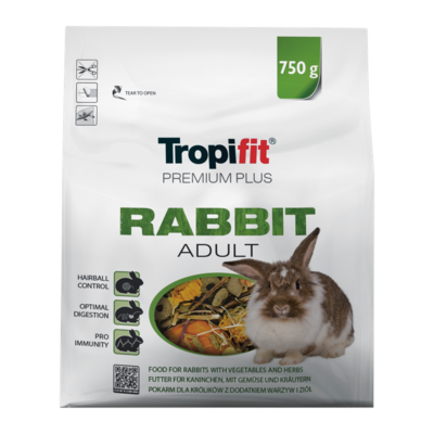 Karma dla królika Rabbit Adult Tropifit Premium Plus 750 g