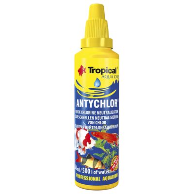 Środek do uzdatniania wody w akwarium Antychlor 30 ml Tropical