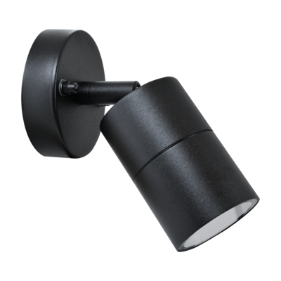 Kinkiet inox POLUX OLIMP SG674B 1xGU10 czarny