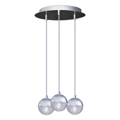 Lampa wisząca IL MIO AMARILLO MD14003057-3A srebrna