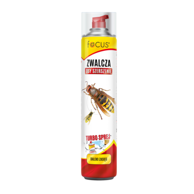Turbo sprej focus zwalcza osy i szerszenie 750 ml FOCUS