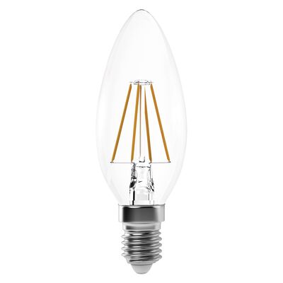 Żarówka LED Filament candle 4W E14 ciepła biel