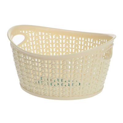 Koszyk owalny S 1,5 l WILLOW kremowy