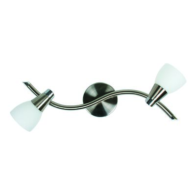 Listwa SELIA 2x40W G9 nikiel mat/chrom biały bez żarówek CANDELLUX